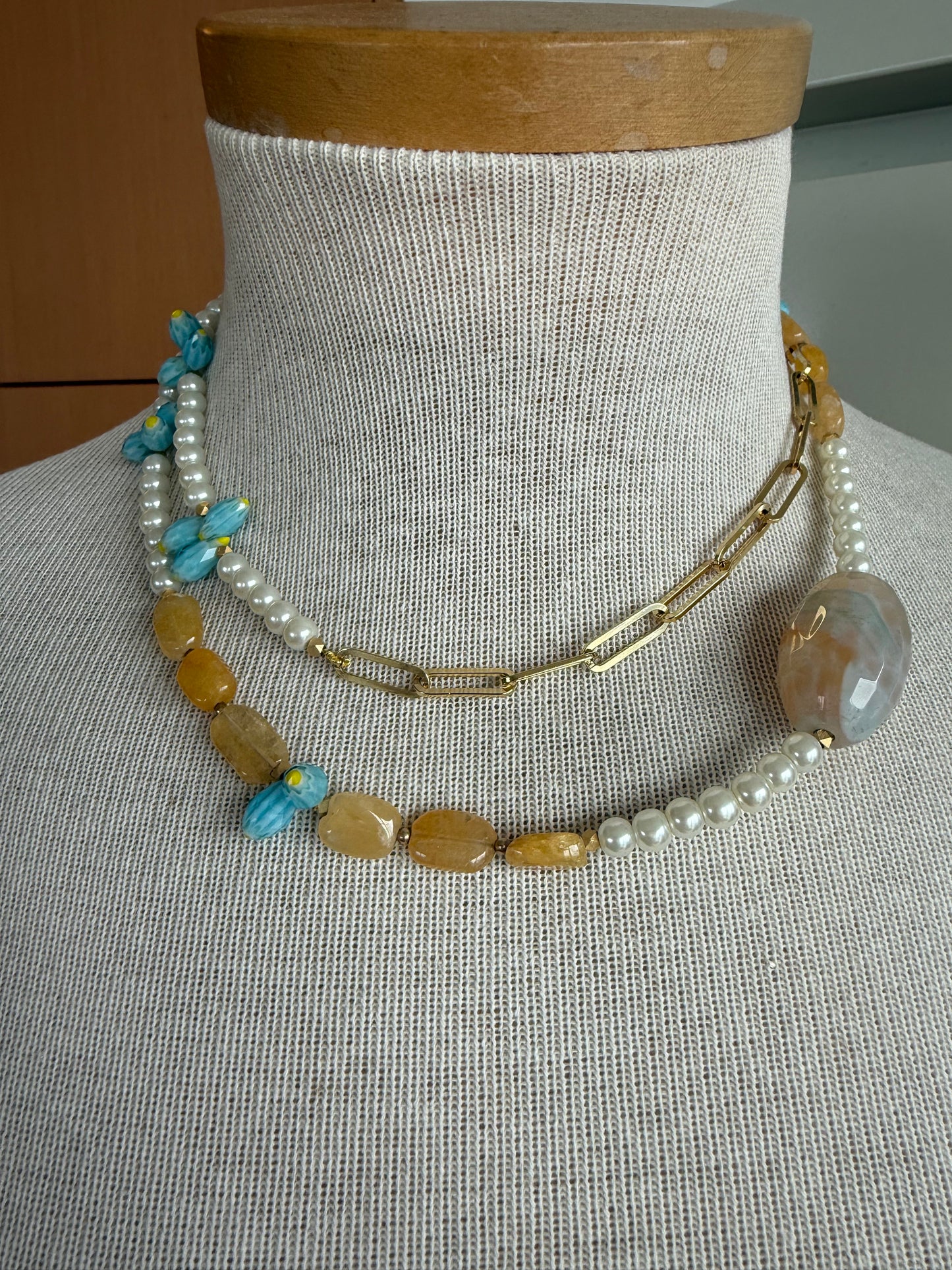 Pearl Serenity Mala Necklace