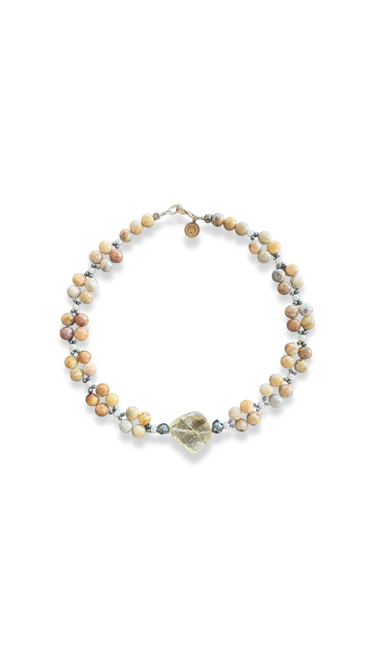 Bhikshu Morroccan Citrine Mala