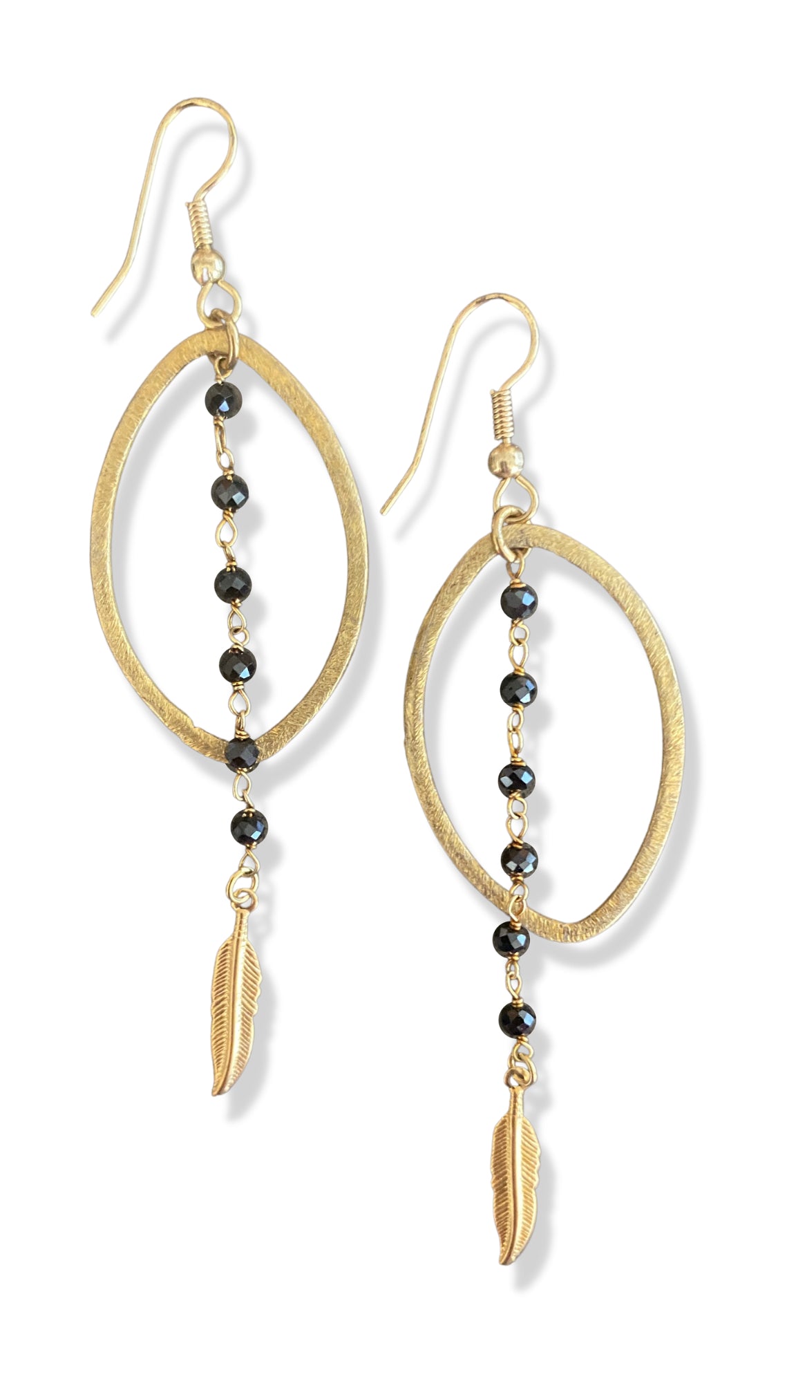 Elipse Onyx Earring