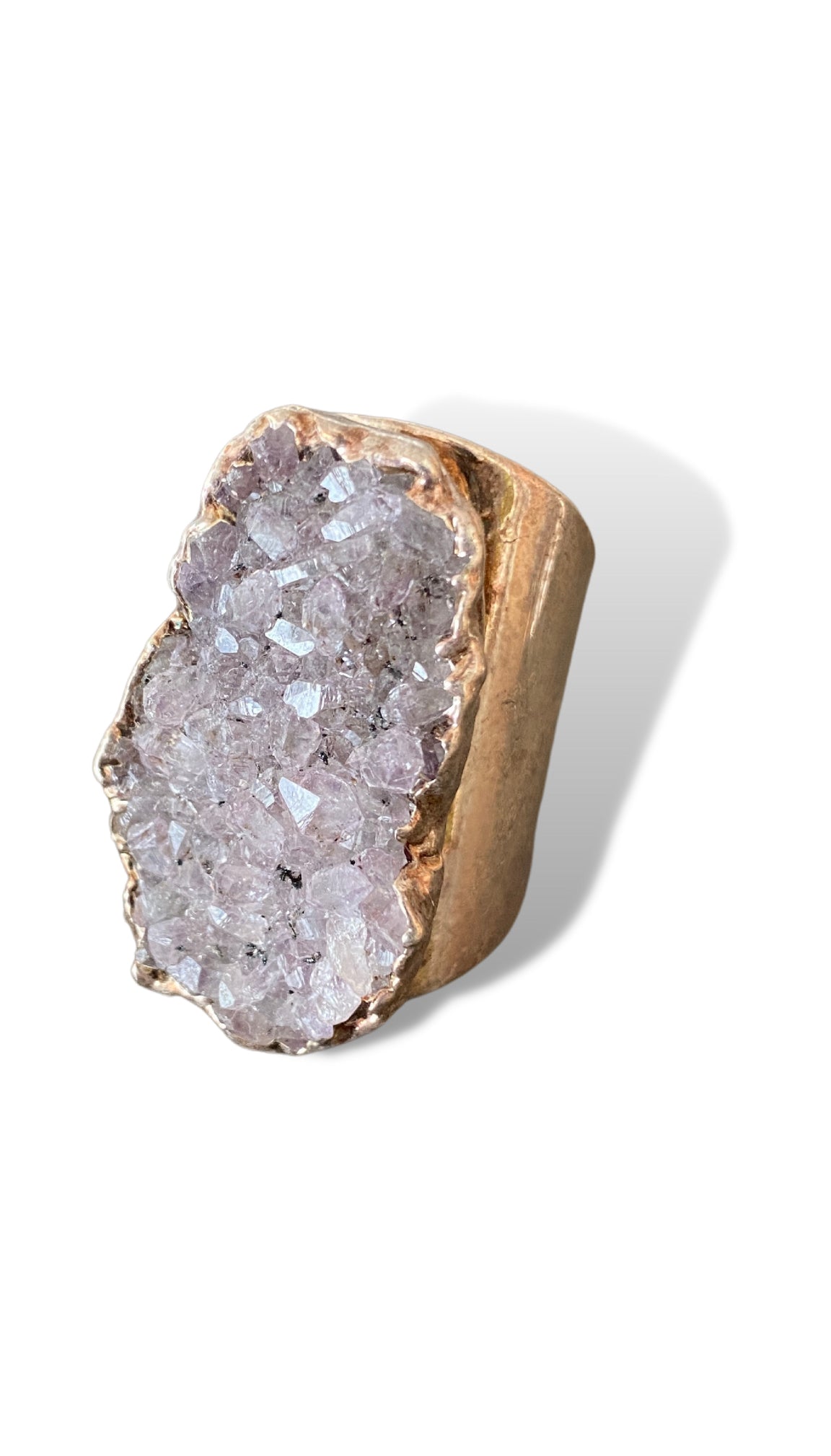 Nebula Amethyst 2 Cuff Ring