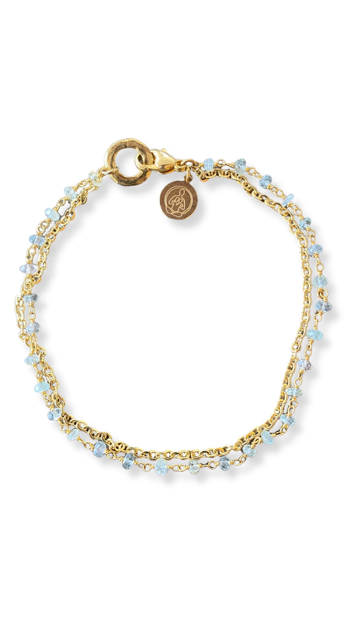 Nupura Aquamarine Anklet