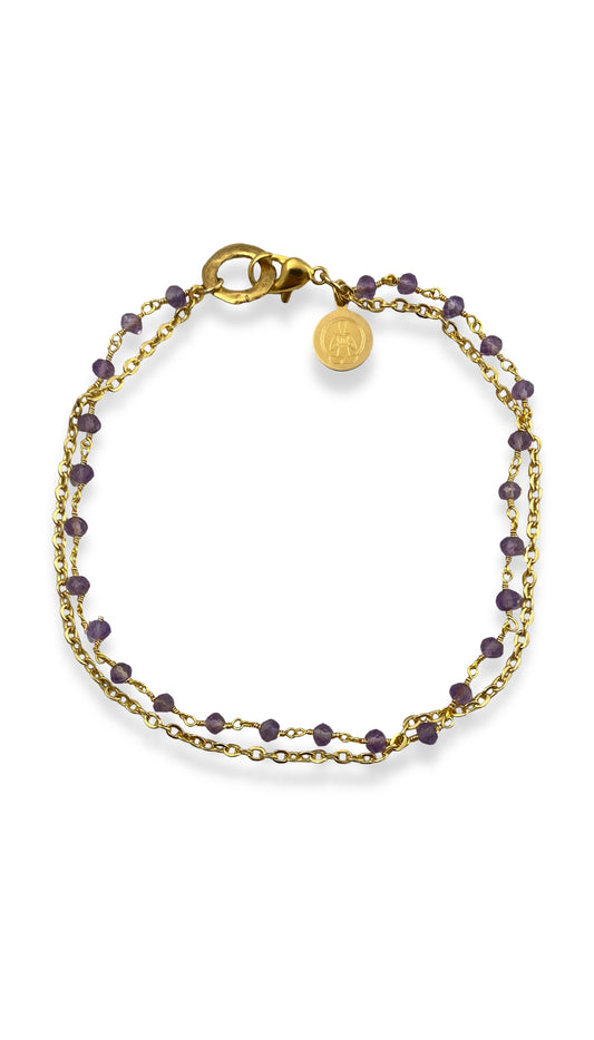 Nupura Amethyst Anklet