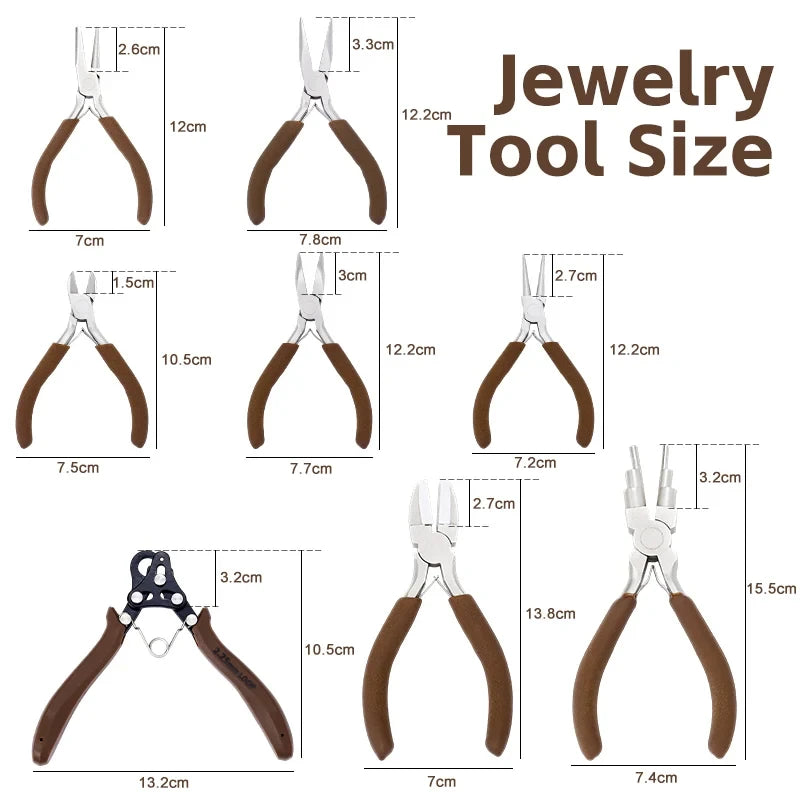 Atelier Essentials 8-piece jewelry plier kit