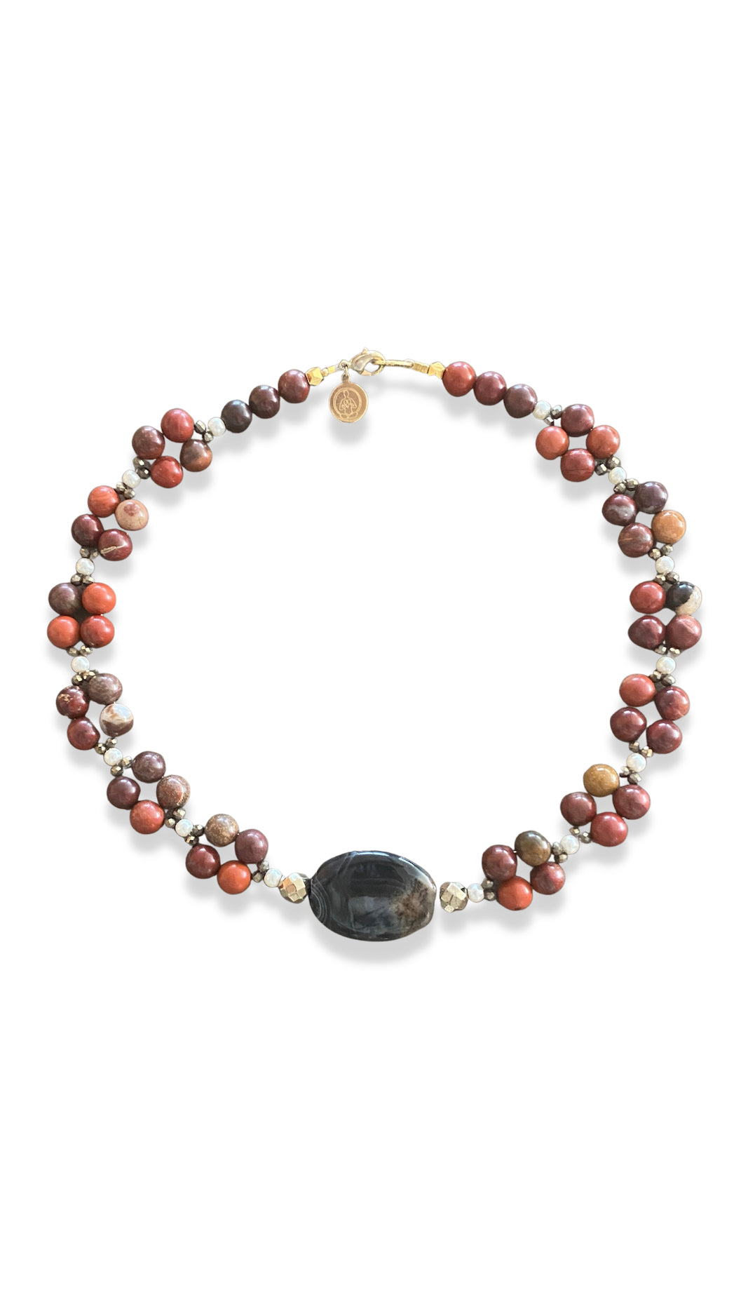 Bhikshu Jasper Onyx Mala