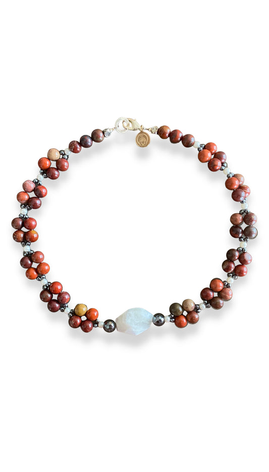 Bhikshu Jasper Moon Mala