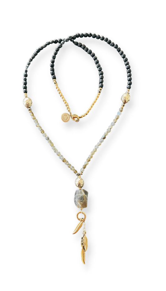 Brahman Labradorite Mala