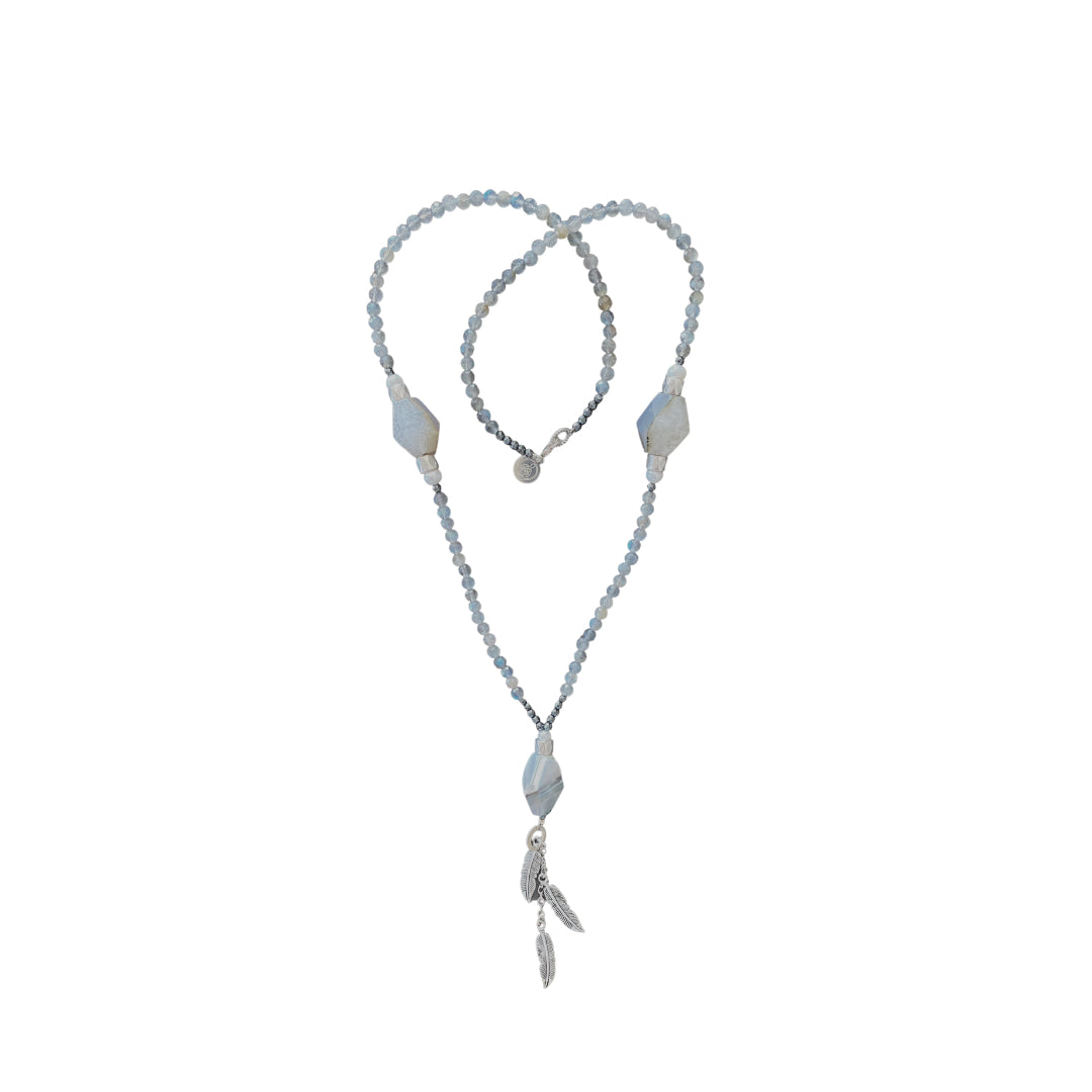 Dharma Wrap Labradorite Mala