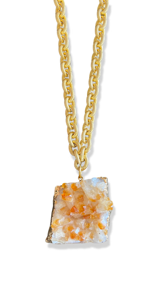 Sophia Citrine Pendant
