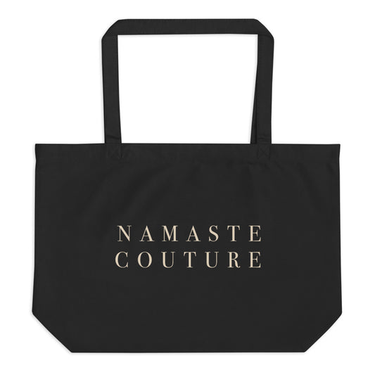 NAMASTE COUTURE Large organic tote bag